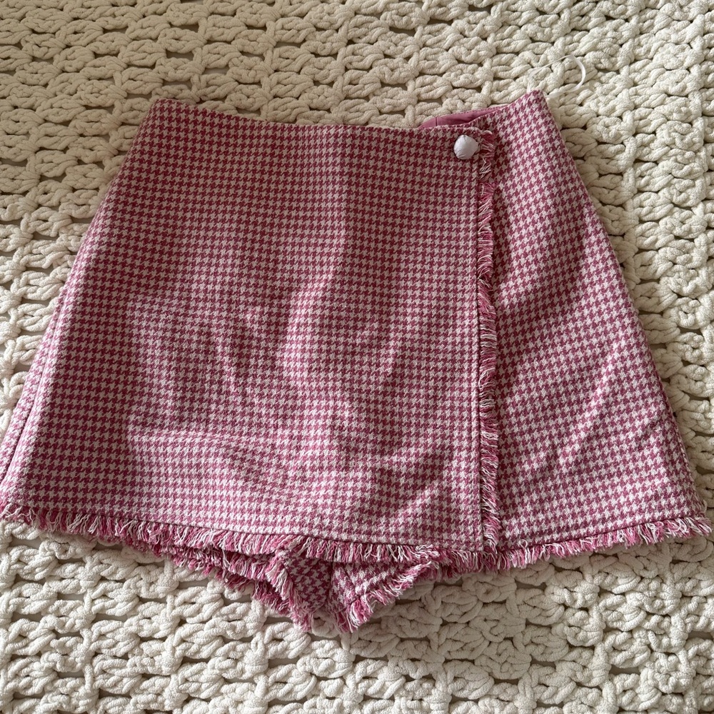 Love Bonito Cessna Houndstooth Skorts